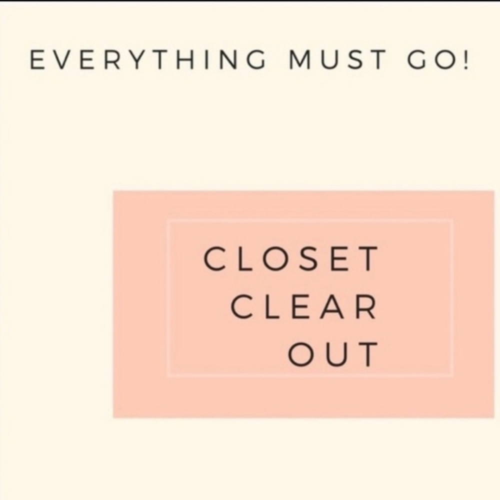 Name Your Price SALE! Closet Clean Out! Bundle & SAVE on ALL offers sent to me!
